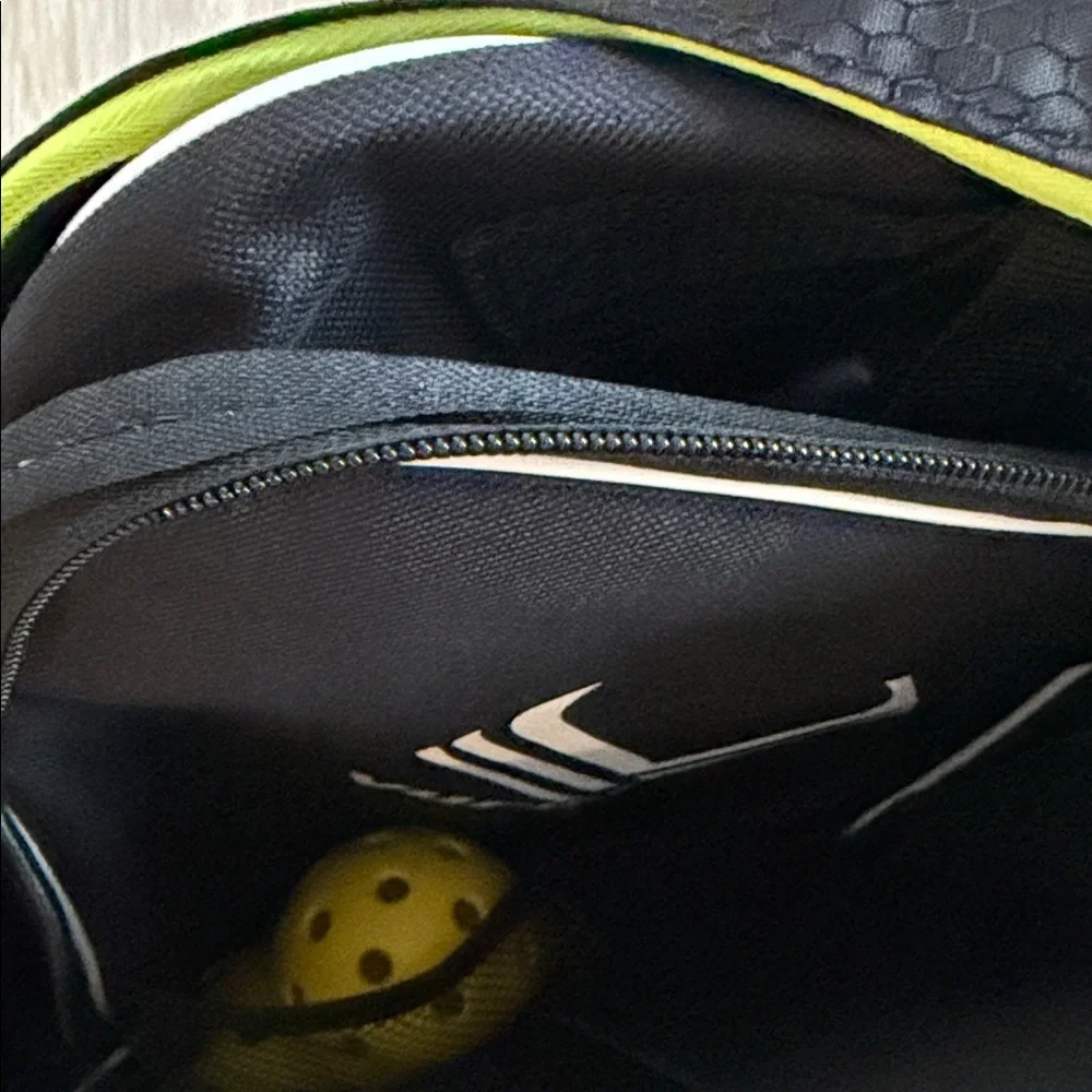 Black and Yellow Pickleball Backpack